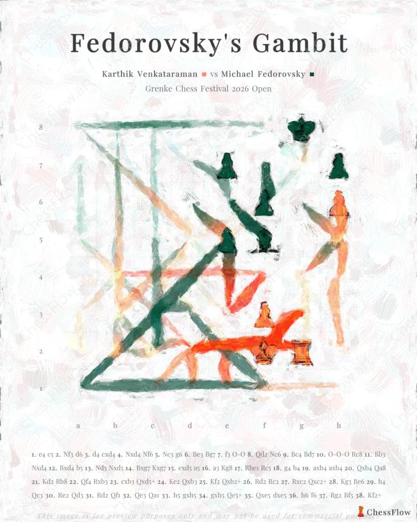 Karthik Venkataraman vs Michael Fedorovsky